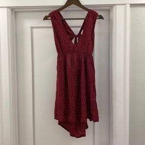 Quicksilver Maroon Dress - Size Medium